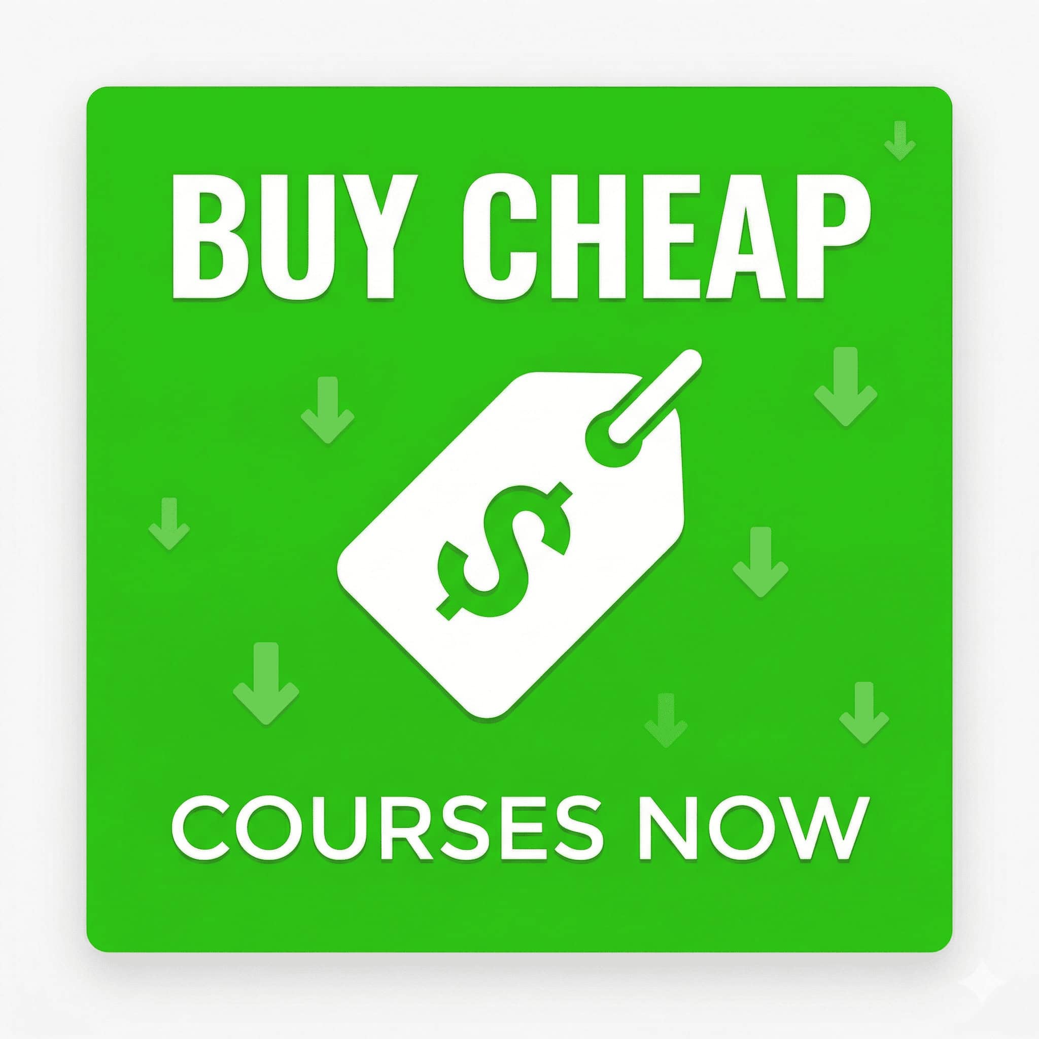 Buy Cheap Courses Now